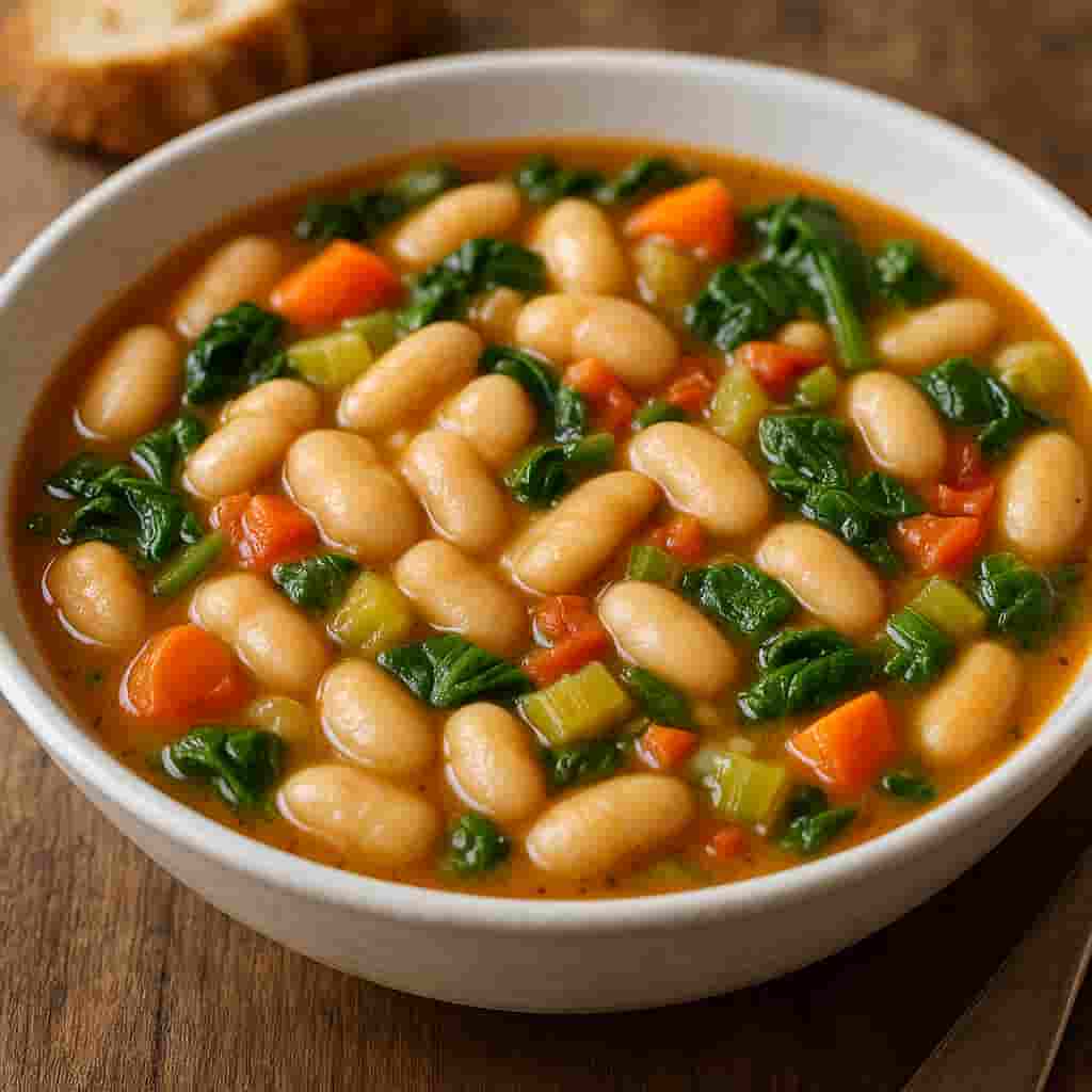 alubia blanca planchada