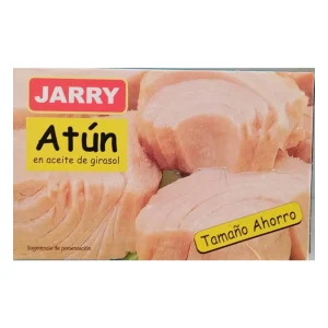 Atún en aceite de girasol Jarry, lata tamaño ahorro de 220 g