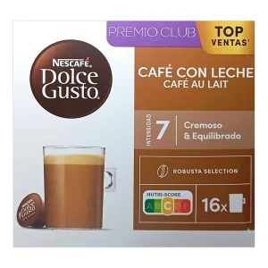 Café con leche Dolce Gusto 16 cápsulas, caja de NESCAFÉ