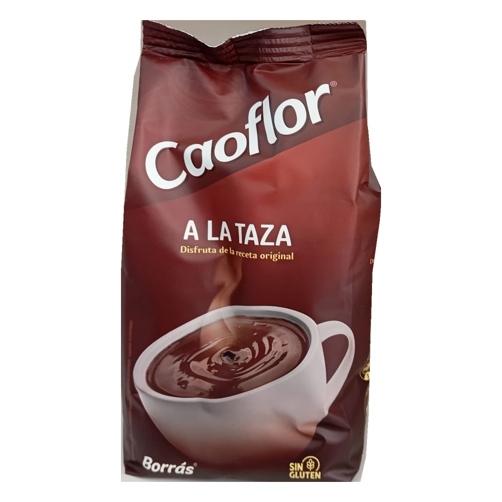 Chocolate a la taza en polvo Caoflor, bolsa de 400 g