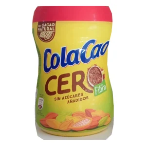 ColaCao Cero sin azúcares añadidos con fibra, bote de 300 g