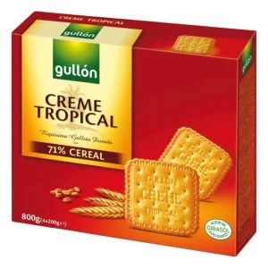 Creme Tropical Gullón, galletas de 800 g en 4 paquetes