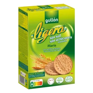 Galletas sin azúcar Gullón Ligera María, caja de 400 g