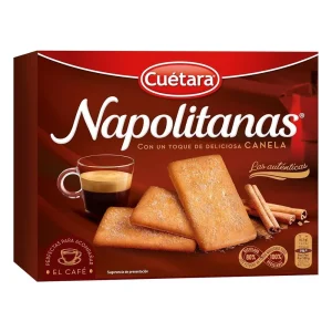 Galletas Napolitanas Cuétara con canela, caja de 426 g