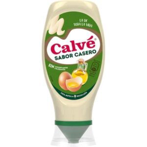 Mayonesa Calvé bocabajo 430 ml sabor casero en botella