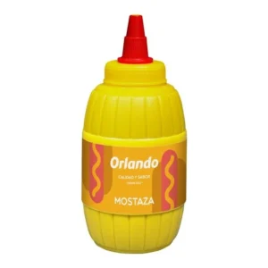Mostaza Orlando 290 g en barrilito amarillo