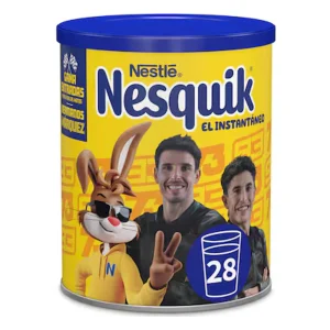 Nesquik cacao instantáneo de Nestlé, lata de 390 g