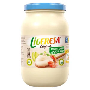Ligeresa 210 ml salsa fina original en tarro de cristal