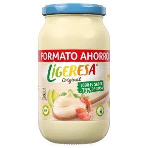 Ligeresa 425 ml salsa fina original en tarro de cristal