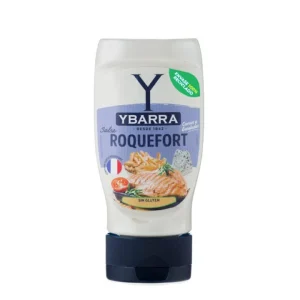 Salsa roquefort Ybarra 250 ml en bote bocabajo