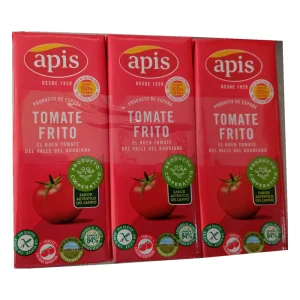 Tomate frito Apis pack de 3 briks de 215 g